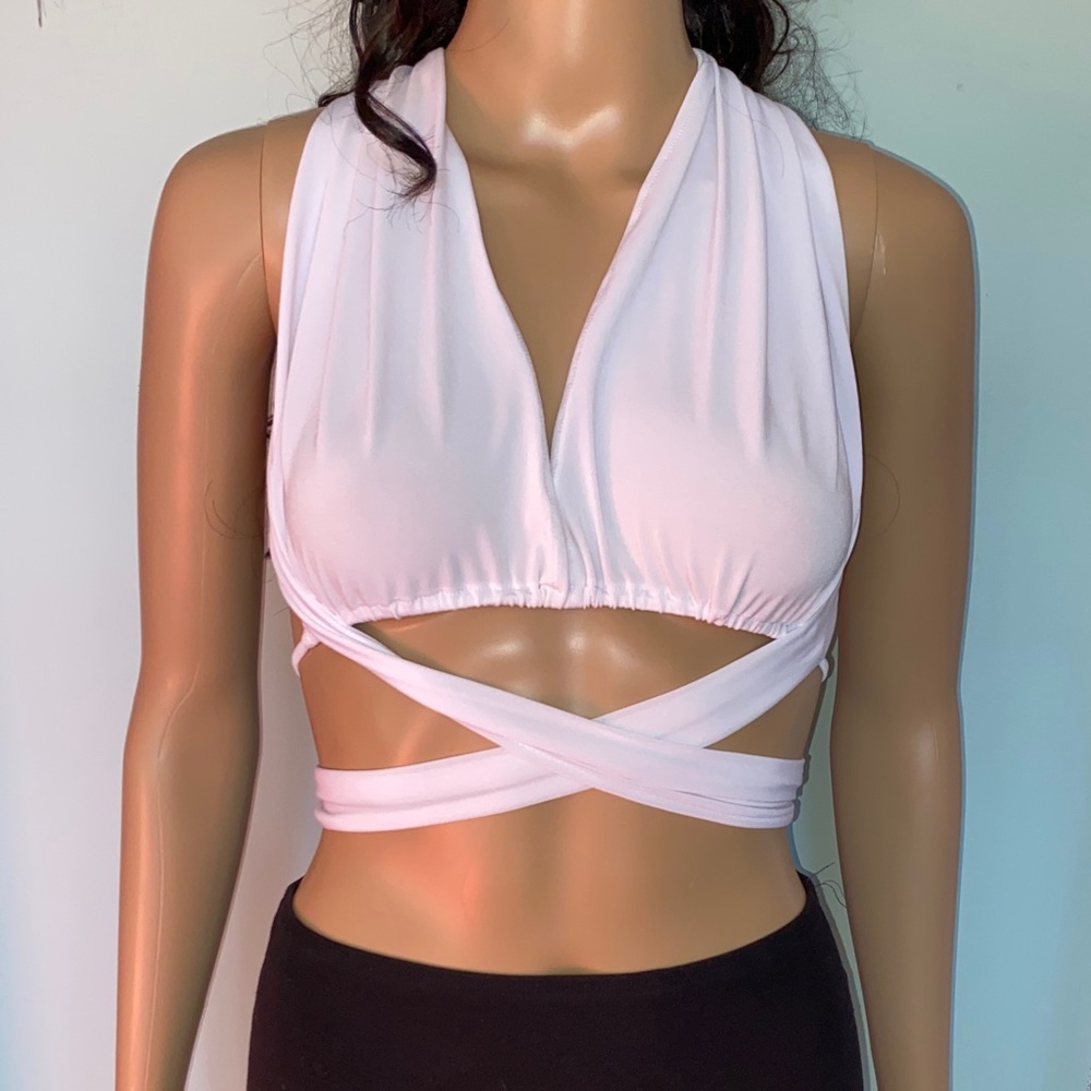 Vintage Off White Multi Wear Adjustable Top NWT